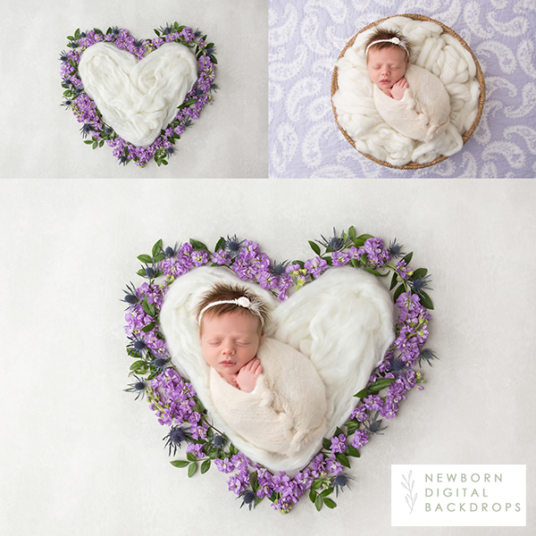 How to Composite a Newborn Photo into a Backdrop