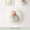 036-Cream Cloud digital newborn backdrop